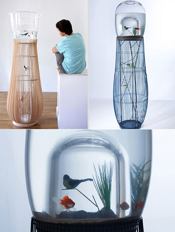 Креативные аквариумы для рыбок 