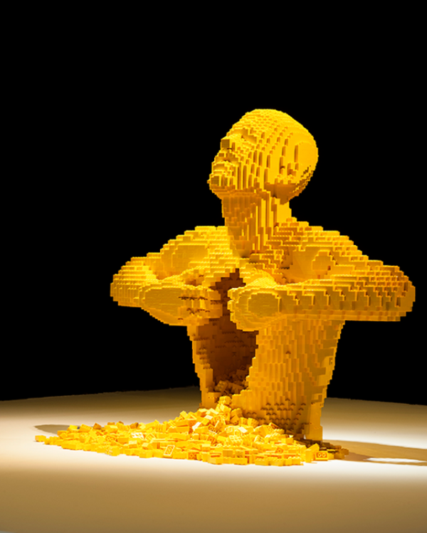 скульптуры из кубиков Lego (1)