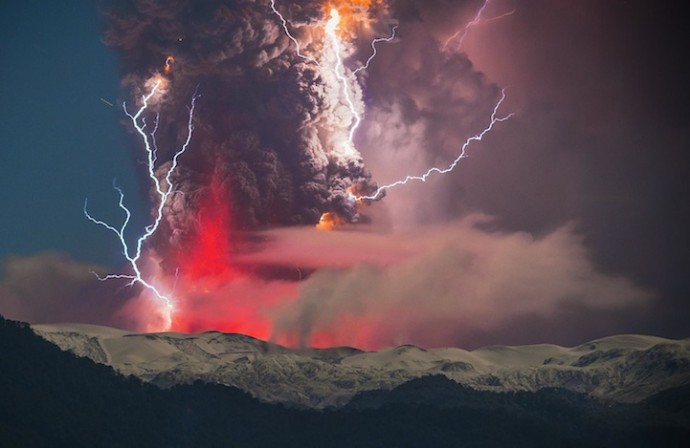 извержение вулкана в Чили (4)