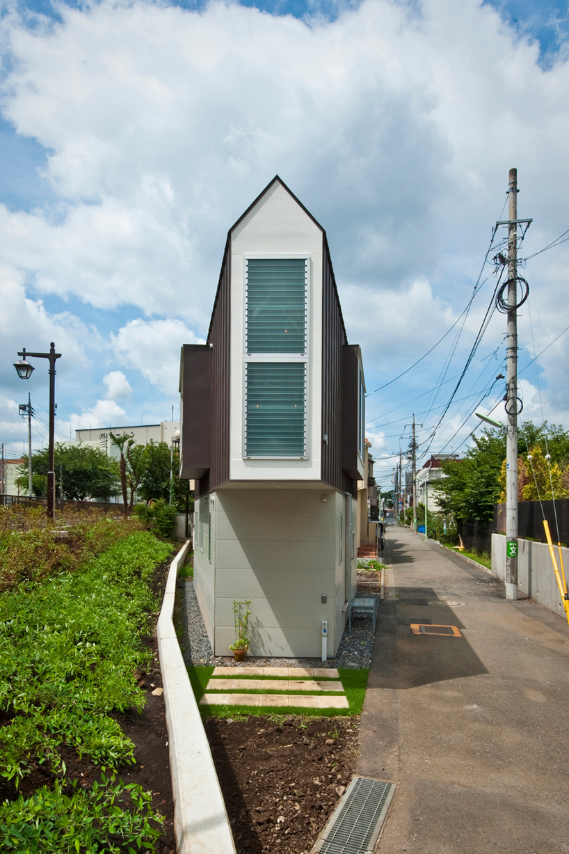 узкие дома в японии фото