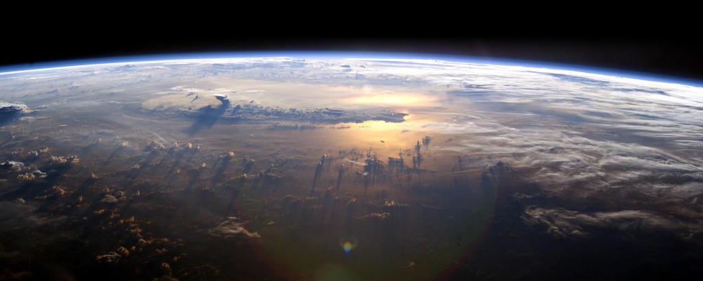 вид земли из космоса видео