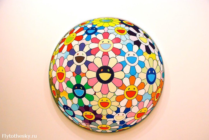 Выставка Такаши Мураками: Цветы и Черепа (6)
