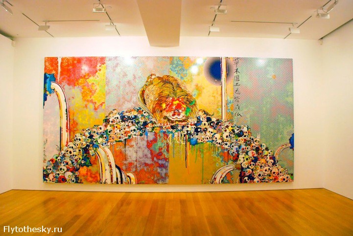 Выставка Такаши Мураками: Цветы и Черепа (3)