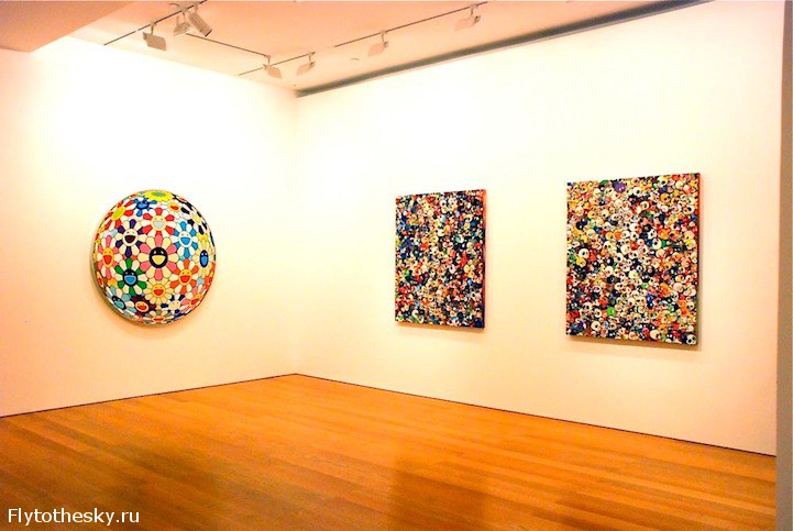Выставка Такаши Мураками: Цветы и Черепа (9)