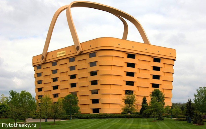 Офисное здание в виде корзины для пикника, город Ньюарк, США (1)
