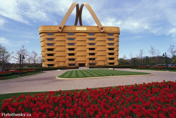 Офисное здание в виде корзины для пикника, город Ньюарк, США (5)