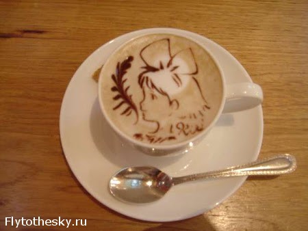 рисунки на кофе (4)