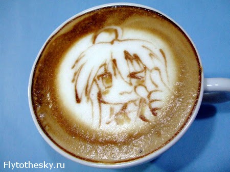 рисунки на кофе (3)