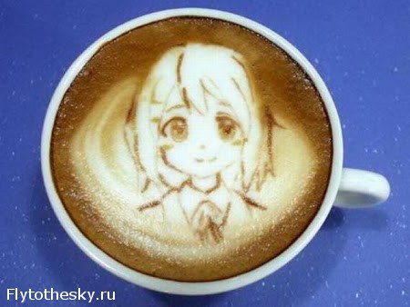 рисунки на кофе (2)