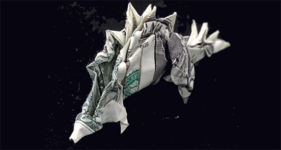 Оригами из денег (28)