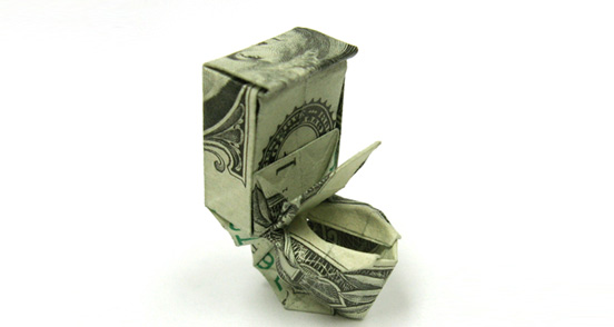 Оригами из денег (15)