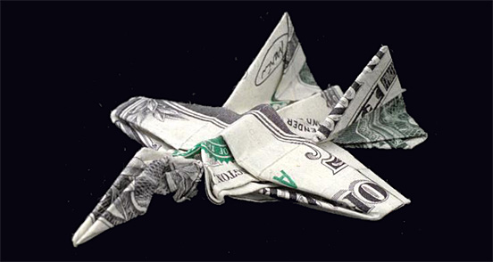Оригами из денег (25)
