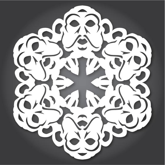 Снежинки в стиле "Звездных воинов" (4)