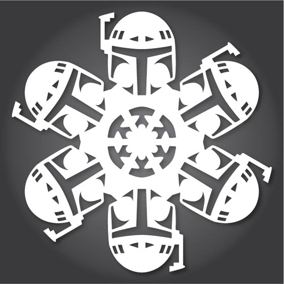 Снежинки в стиле "Звездных воинов" (2)