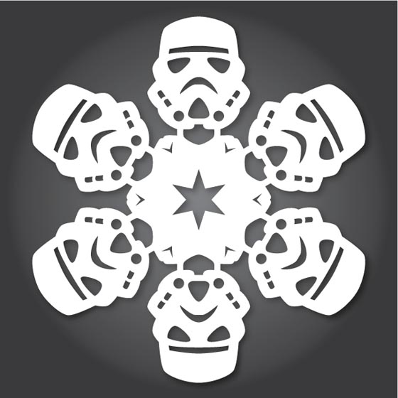 Снежинки в стиле "Звездных воинов" (1)