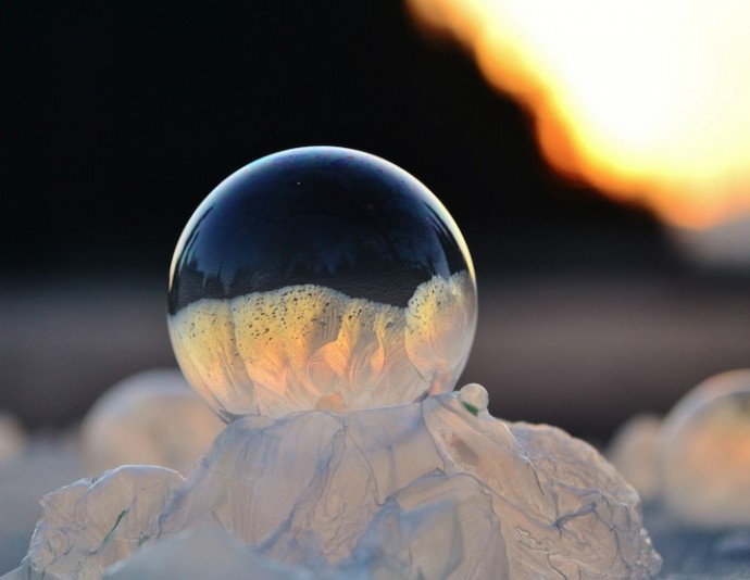 Мыльные пузыри и холодная температура (2)