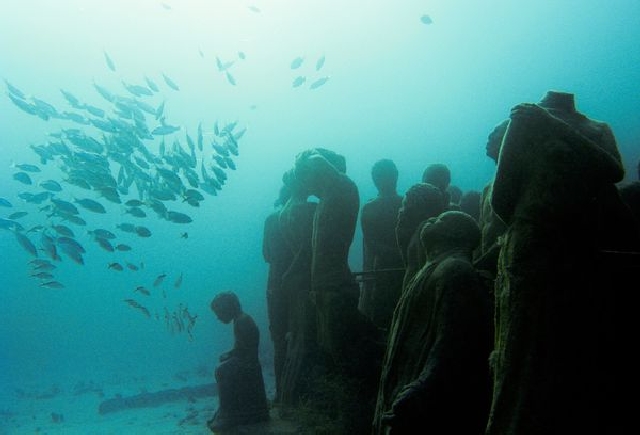 Подводный музей в Мексике (8)