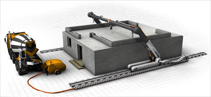 Как выглядит 3 д принтер для строительства дома