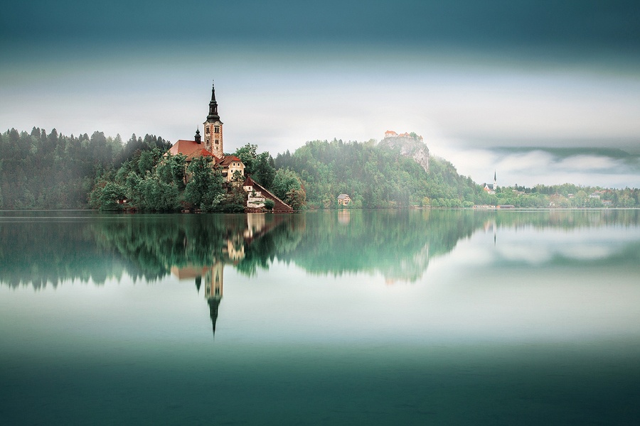 Фото отражения в воде