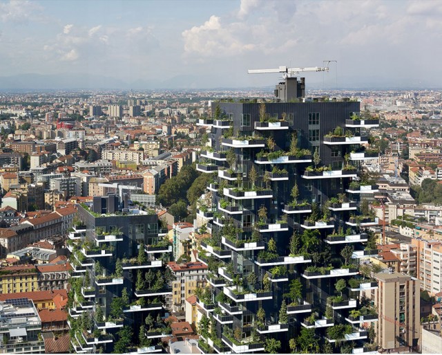 Вечнозеленое здание в Швейцарии. ФОТО