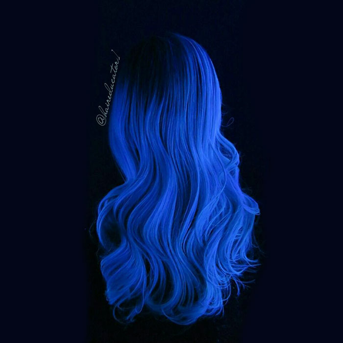 Краска для волос ночью