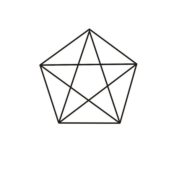В Сети подсчитывают количество треугольников на рисунке