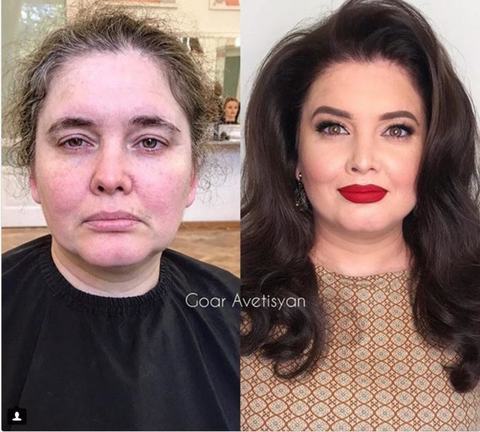 Как делает макияж меняет внешность