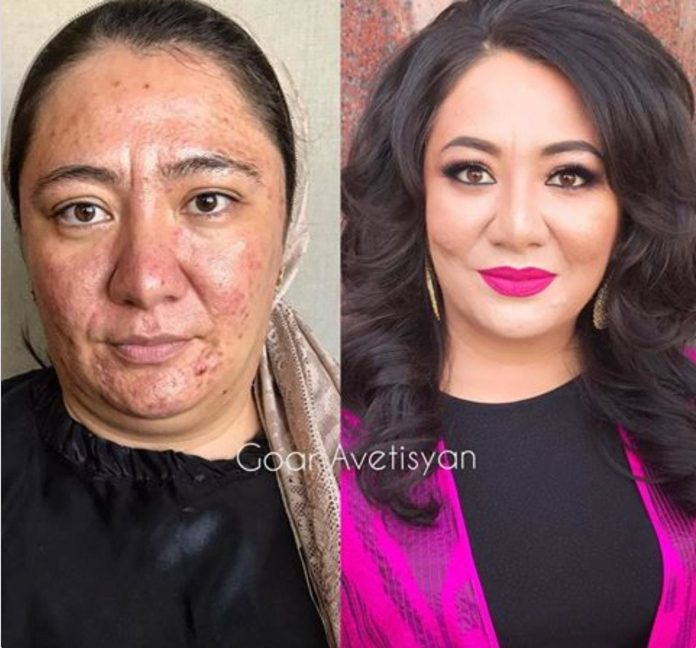 Как макияж может изменить внешность