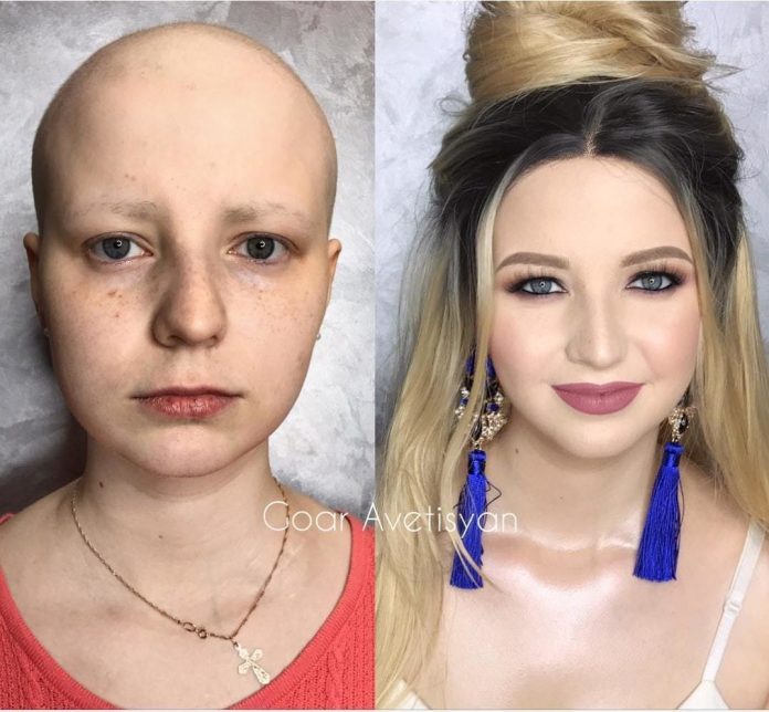 Как меняет макияж до и после