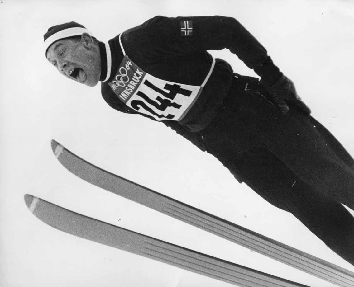 Норвежский прыгун с трамплина 1960
